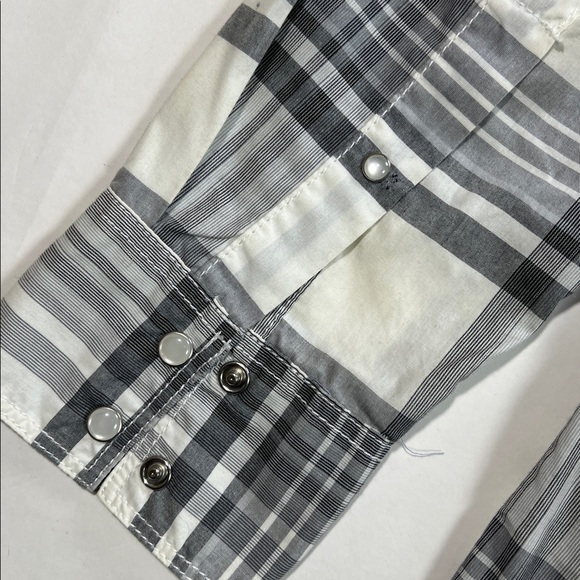 Inc Gray Plaid Men's Shirt size L - Picture 3 of 4